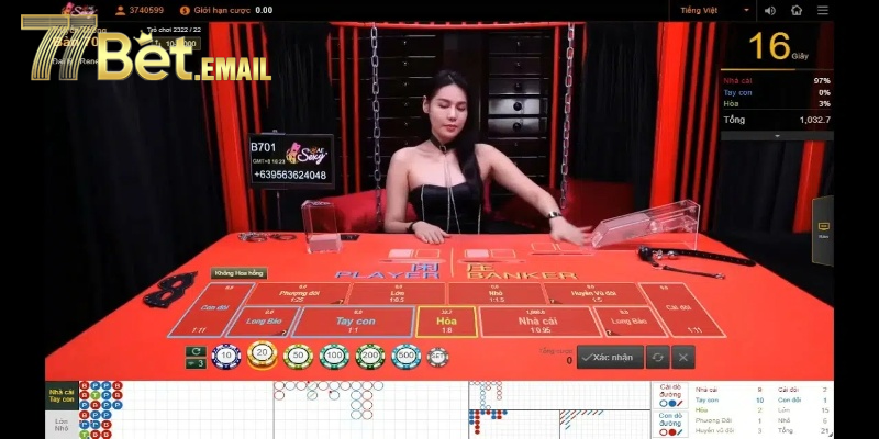 Baccarat Ae sexy có sự góp mặt của những cô nàng xinh đẹp