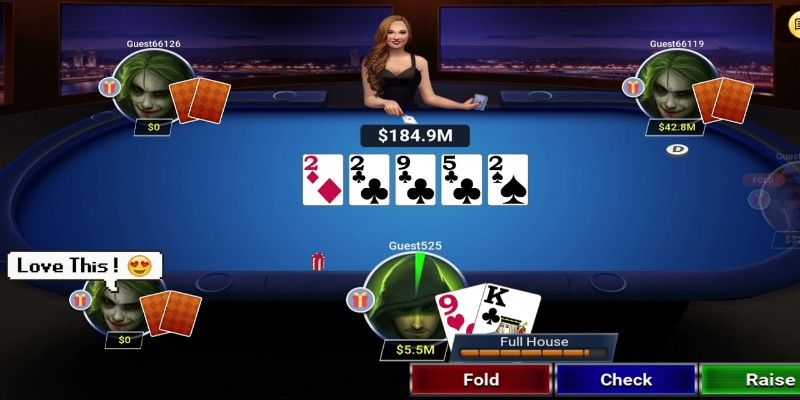 Luật chơi poker chuẩn nhất 2024 tại 77bet